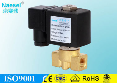 Low Voltage Direct Acting Solenoid Valve 2 / 2 Way 6W Power Miniature Size