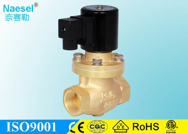 Normal Open Steam Solenoid Valve Brass Body Pilot Piston Structure Up To 2 Inch