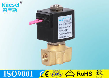 Low Voltage Direct Acting Solenoid Valve 2 / 2 Way 6W Power Miniature Size